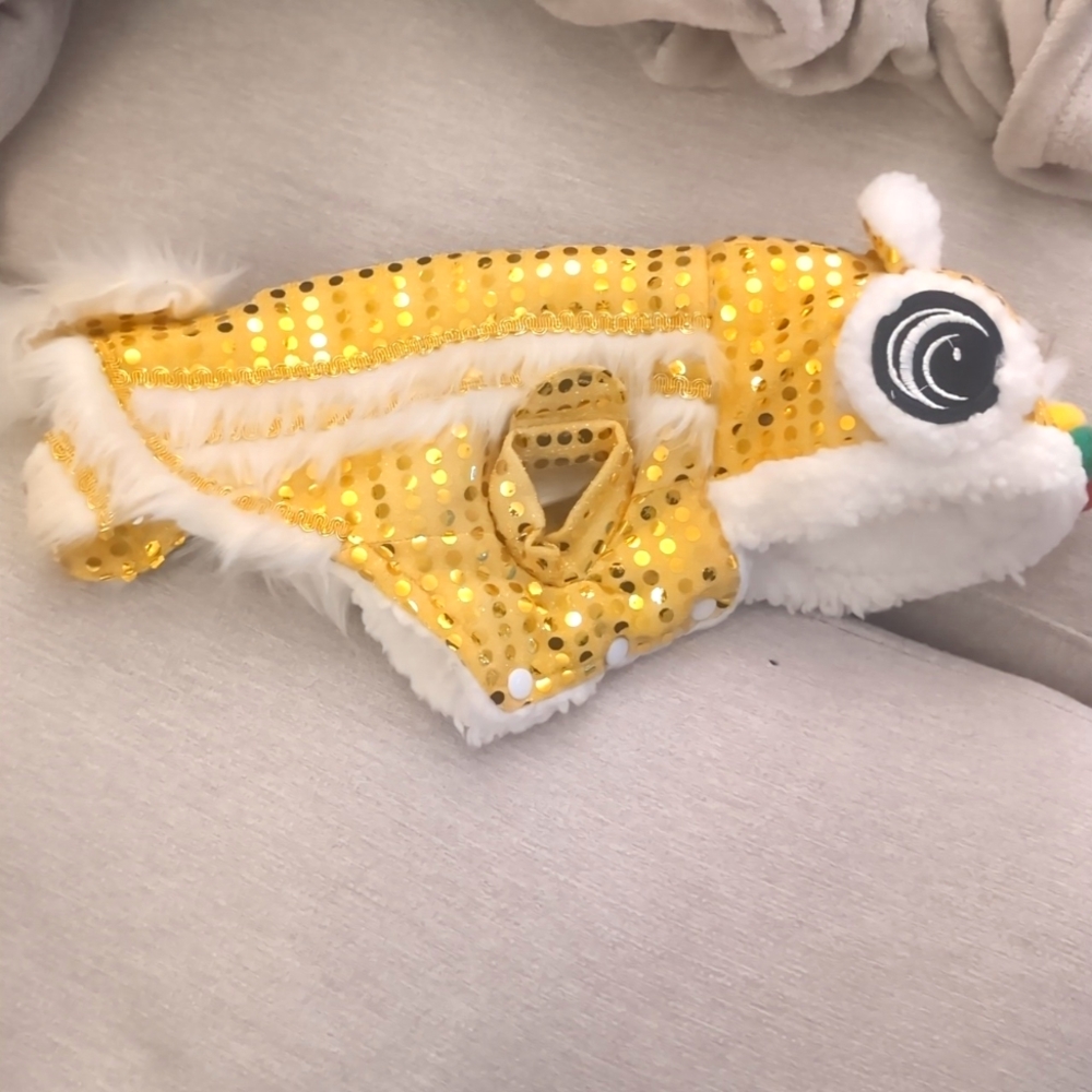 Chinese Lunar New Year lion dog costume